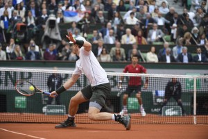 Andy Murray nella finale dei Roland Garros 2016 
