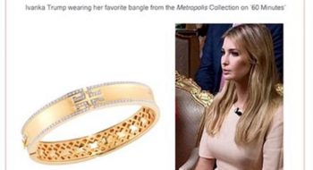 Ivanka Trump nella bufera: il bracciale dello scandalo