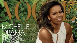 Michelle Obama in copertina su Vogue: chiude in bellezza