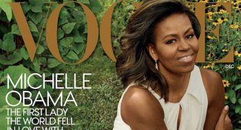 Michelle Obama in copertina su Vogue: chiude in bellezza