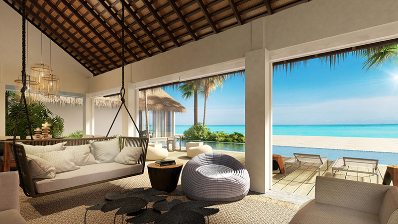 Four Seasons Private Island Maldives at Voavah, nell'atollo di Baa