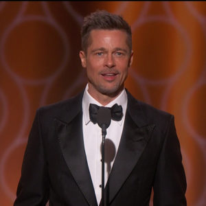 Golden Globe 2017, Hollywood si schiera con Brad Pitt