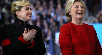 Hillary Clinton e Gaga