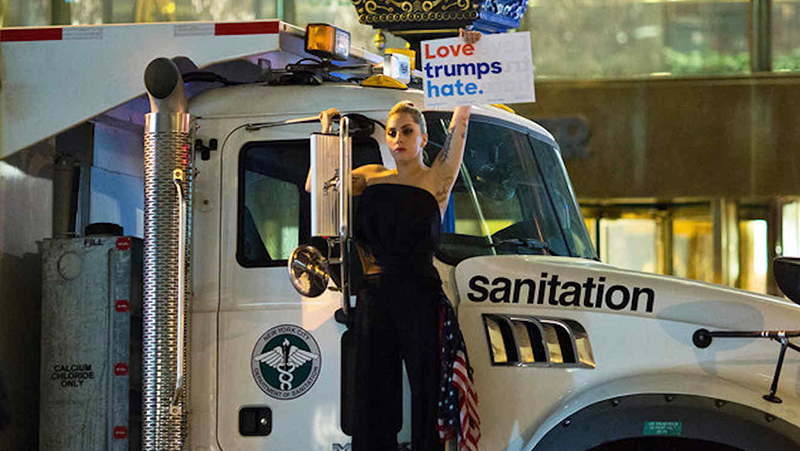 Lady Gaga contro Trump