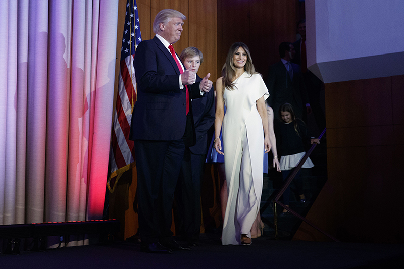 Melania Trump in Ralph Lauren