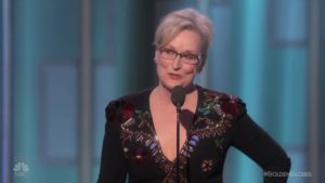Golden Globe 2017: Meryl Streep non salta sul carro del vincitore e affonda su Trump