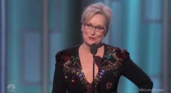 Golden Globe 2017: Meryl Streep non salta sul carro del vincitore e affonda su Trump
