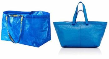 Baleneciaga “clona” la borsa di Ikea: la risposta del colosso svedese è assolutamente geniale