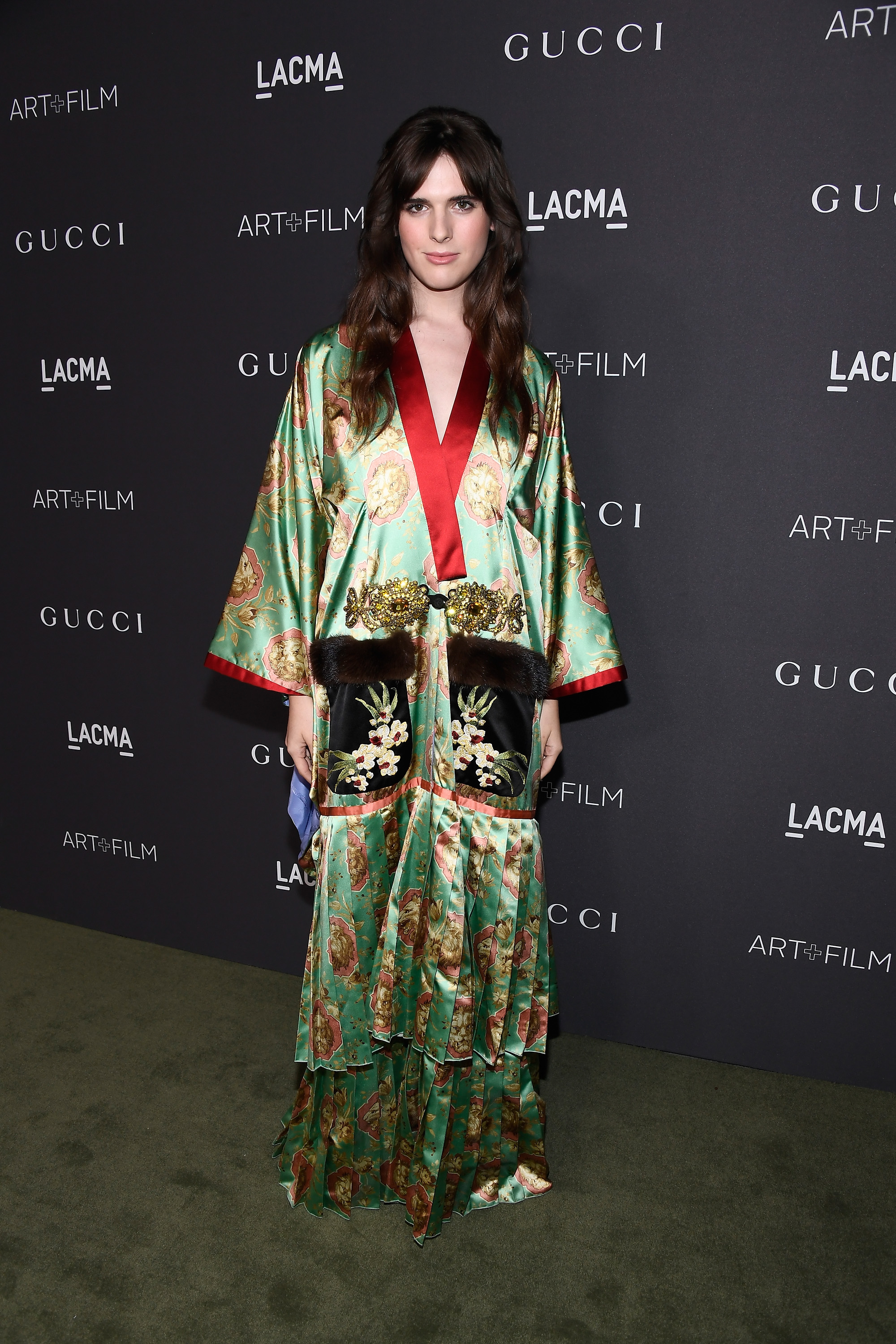 LOS ANGELES, CA - OCTOBER 29: Actress/model Hari Nef, wearing Gucci, attends the 2016 LACMA Art + Film Gala honoring Robert Irwin and Kathryn Bigelow presented by Gucci at LACMA on October 29, 2016 in Los Angeles, California. (Photo by Frazer Harrison/Getty Images for LACMA)