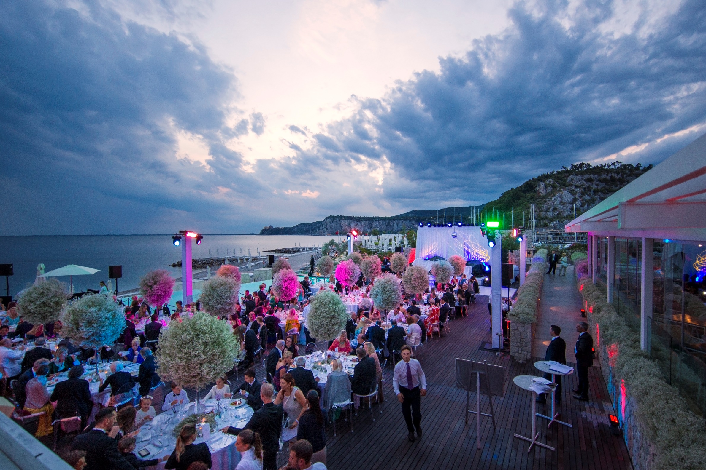 Victoria Swarovski and Werner Muerz Wedding Porto Piccolo, Italy Credit: chris singer | johannes kernmayer