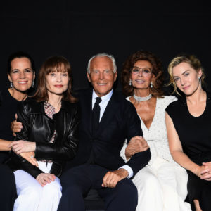 Giorgio Armani Privé: i divi alla corte di Re Giorgio, da Sophia Loren a Kate Winslet (foto)