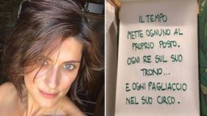 Elisa Isoardi dopo il tradimento ai danni di Salvini passa al contrattacco: “frase enigmatica”