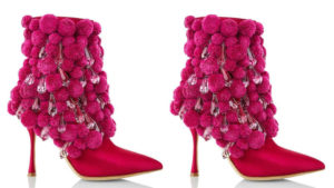 Manolo Blahnik scarpe: ecco le Crystal pom-pom boots, iconiche as ever