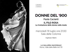 Eventi Roma estate 2017: alla Galleria Nazionale l’incontro “La rivoluzione delle donne nella moda”