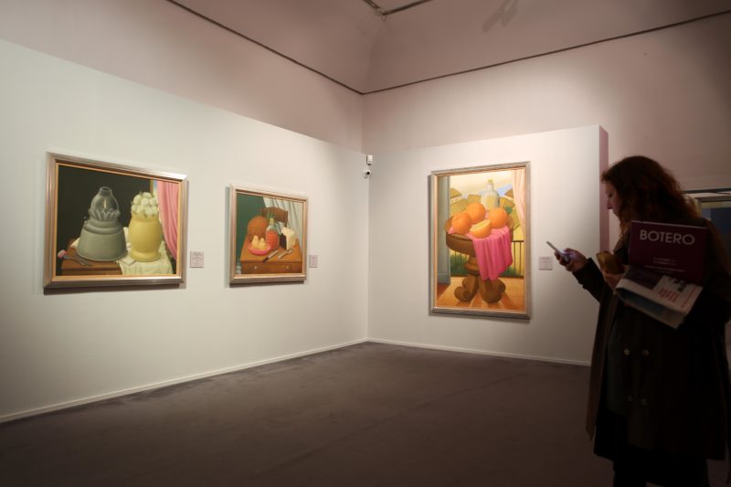 Allestimento della mostra "Botero", Verona - Courtesy of Arthemisia Press Office