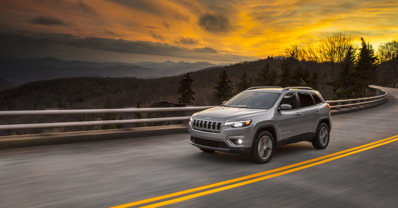 Introducing the new 2019 Jeep® Cherokee.  The most capable mid-size sport-utility vehicle (SUV) boasts a new, authentic and more premium design, along with even more fuel-efficient powertrain options.  Additional images and complete vehicle information will be available January 16, 2018, at the North American International Auto Show in Detroit.