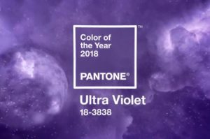 Pantone 2018 Ultra Violet: ecco il colore dell’anno declinato nelle nuove collezioni