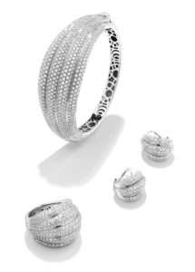 DAMIANI SPICCHI DI LUNA Parure in oro bianco e diamanti