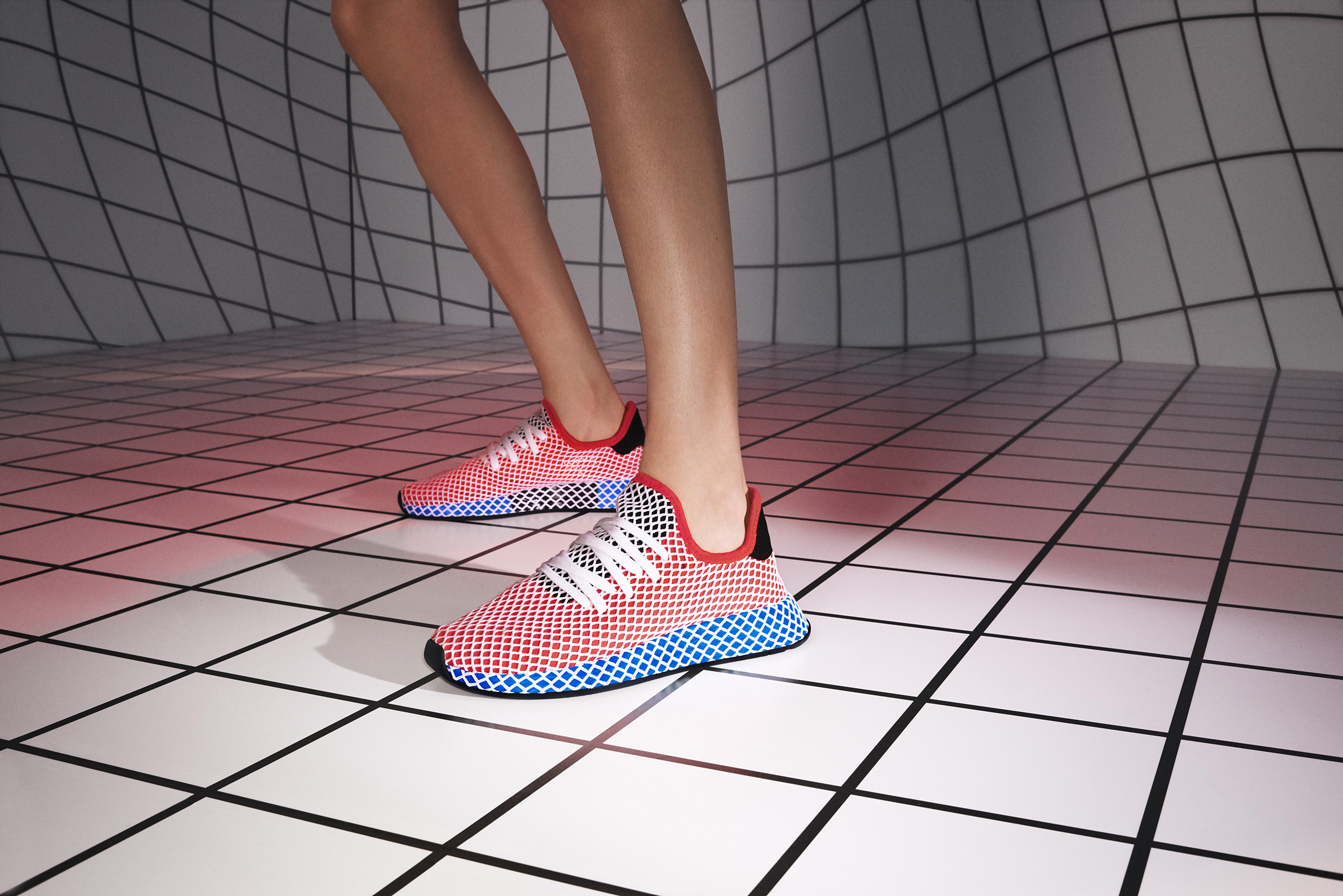 scarpe a rete adidas