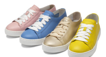 Tendenze scarpe Primavera Estate 2018: Santoni presenta un “arcobaleno di sneakers”