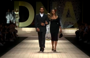 Milano Fashion Week: Mariano di Vaio e la moglie Elonora Brunacci aprono sfilata D&G