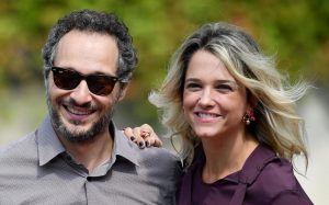 Francesca Barra e Claudio Santamaria: lite in strada e lacrime per le strade di Roma (FOTO)