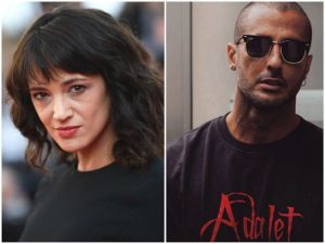 Fabrizio Corona a Verissimo, Asia Argento commenta in diretta su Instagram e lo chiama “Amore”