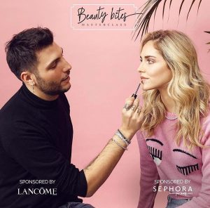 La beauty masterclass di Chiara Ferragni e Manuele Mameli fa sold-out: l’evento triplica