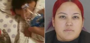 Si filma mentre getta acqua in faccia alla figlia di 9 mesi per svegliarla: “Mi fa alzare sempre di notte”