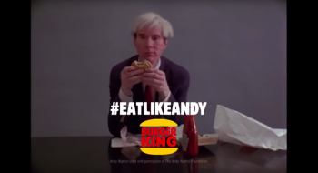 Burger King ci spiega perché dovremmo mangiare come Andy Warhol, #EatLikeAndy