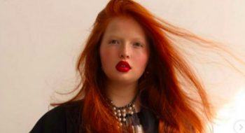 Tess McMillan, la modella texana dai capelli di fuoco