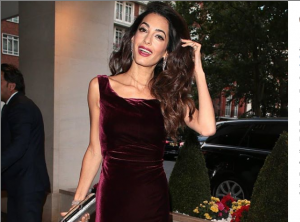 La jumpsuit di Amal Clooney non potrebbe essere più chic di così