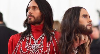 Met Gala 2019: Jared Leto ha letteralmente perso la testa per Gucci