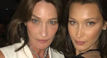 Bella Hadid e Carla Bruni: incredibile somiglianza tra le due top model