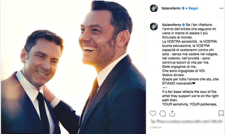 Tiziano Ferro e Victor Allen