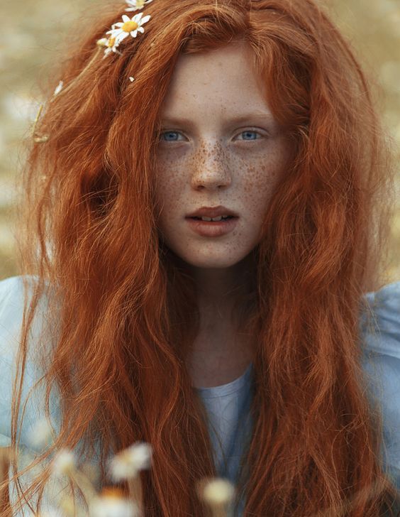 capelli rossi in modo naturale