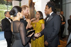 Meghan Markle incontra Beyoncé alla prima del Re Leone