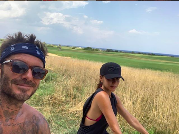 David e Victoria Beckham in giro per la Puglia in bicicletta