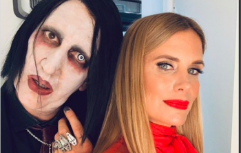 Filippa Lagerback e Marilyn Manson insieme: la foto più Halloween del 2019