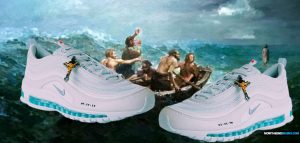 Jesus Sneakers, le Nike ispirate a Gesù Cristo: contengono vera acqua santa