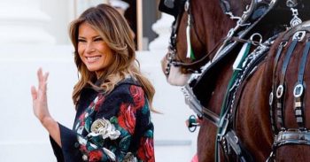 Melania Trump un total look made in Italy: Dolce&Gabbana mania