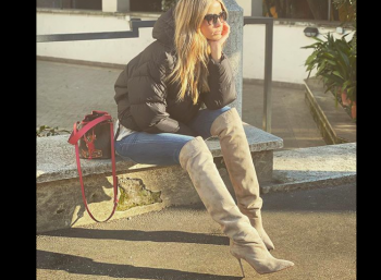 Elena Santarelli stivali 2020: da Gianvito Rossi ad Aquazzura passando per Tory Burch