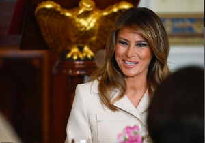 Melania Trump look Gucci: il discorso toccante sul cyberbullismo