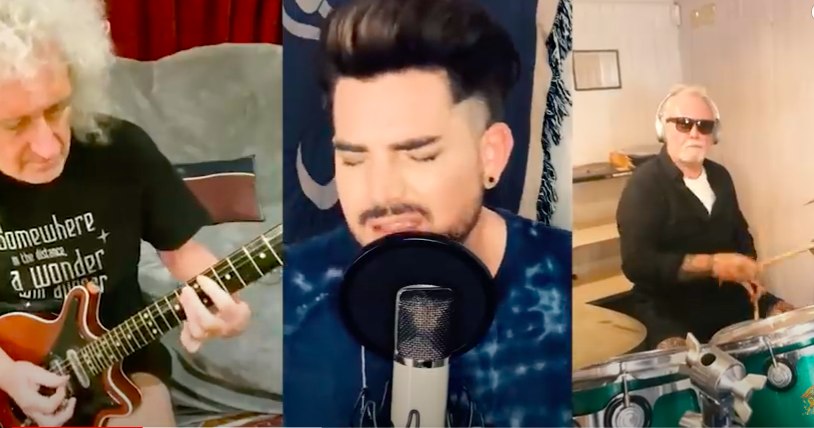 Queen + Adam Lambert: “You Are The Champions“ versione quarantena