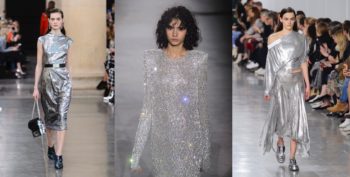 “Silver Mania”: l’argento ritorna per gli outfit moda autunno/inverno 2020