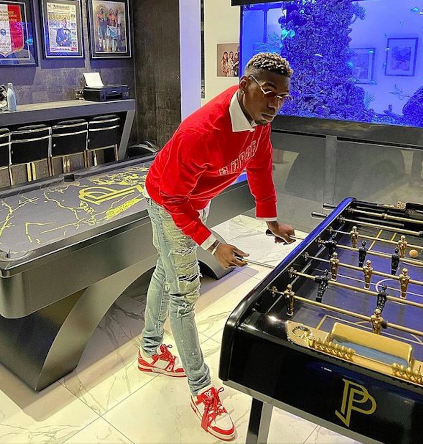 Paul Pogba, la sua sala giochi vale 3Milioni e mezzo di euro. Visitiamola!