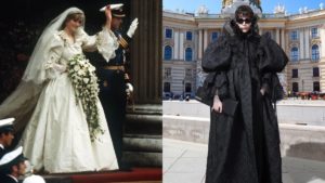 Balenciaga, l’abito da sposa di Lady Diana reinventato in stile gotico. Un vero capolavoro