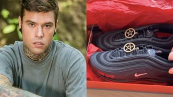 Fedez, le Satan Shoes (scarpe del diavolo): 900 euro e una goccia di sangue nella suola