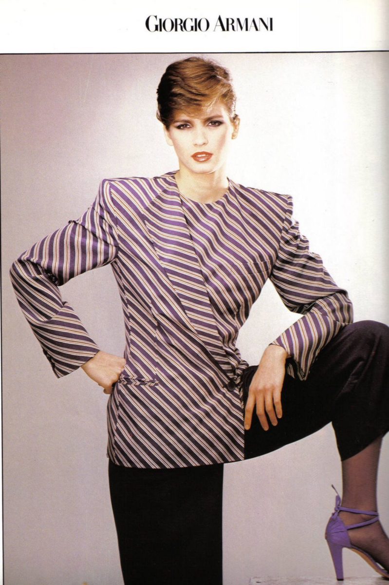 Giorgio Armani 1980 tailleur donna 