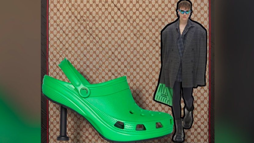 Crocs Balenciaga, lo zoccolo in gomma ora ha il tacco ed è super lusso